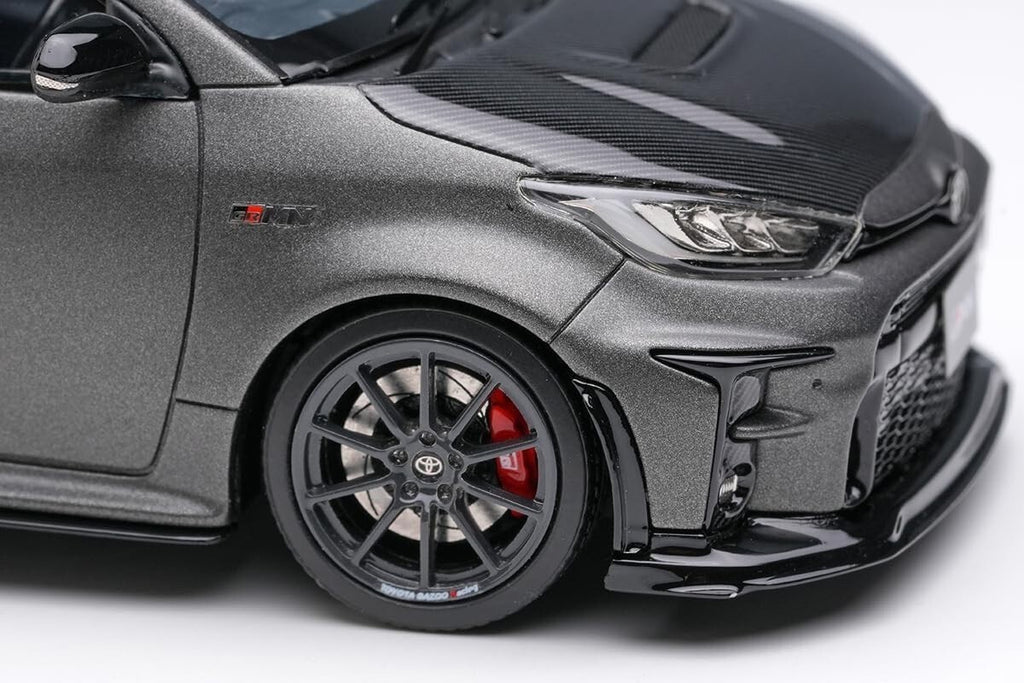 Make Up EIDOLON EM656A 1/43 Toyota GRMN Yaris Circuit Package Matte Steel