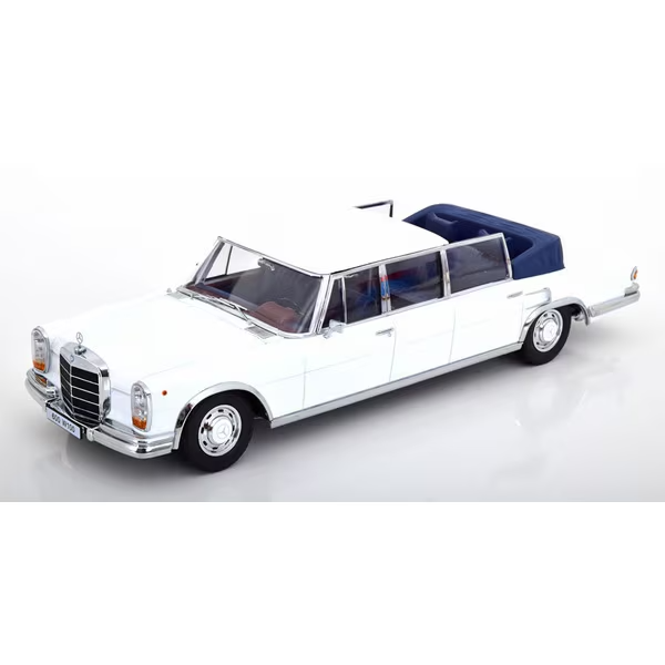 KK Scale KKDC181184 - 1/18 Mercedes 600 W100 Landaulet 1964 White