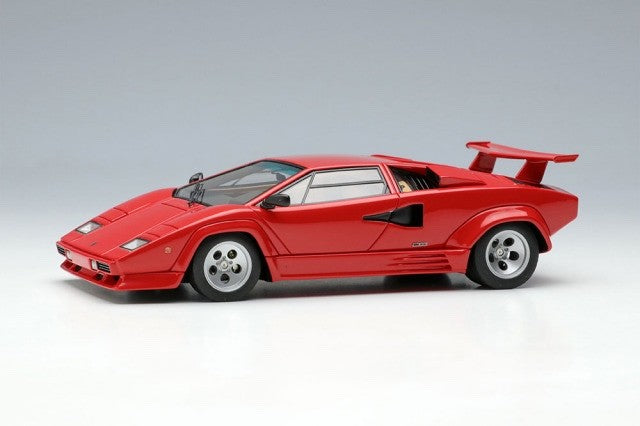 Make Up EIDOLON EM652F 1/43 Lamborghini Countach LP5000 QV Bright Red/Tan 1988