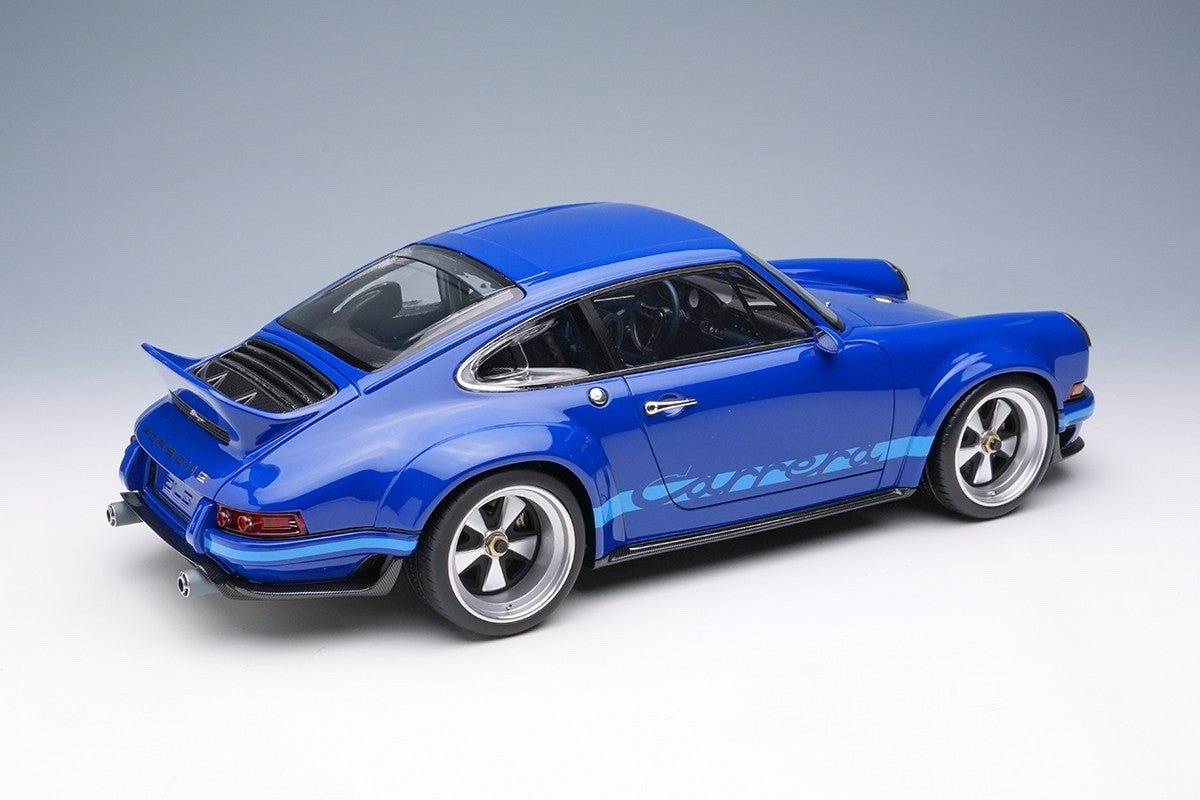 EIDOLON EML018Q 1/18 Singer 911 DLS 2023 Indigo Resin Model Car