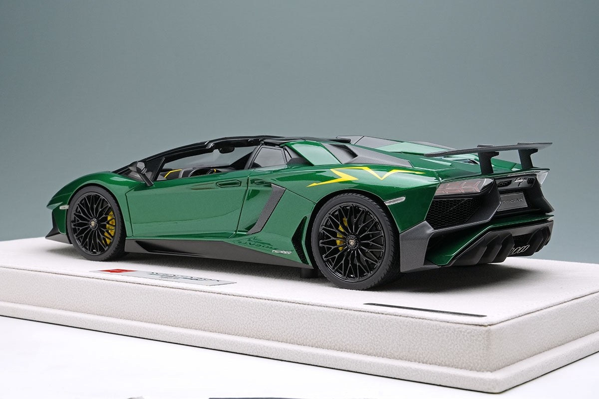 EIDOLON EML007I 1/18 Lamborghini Aventador SV Roadster 2015 Green limited 30pcs