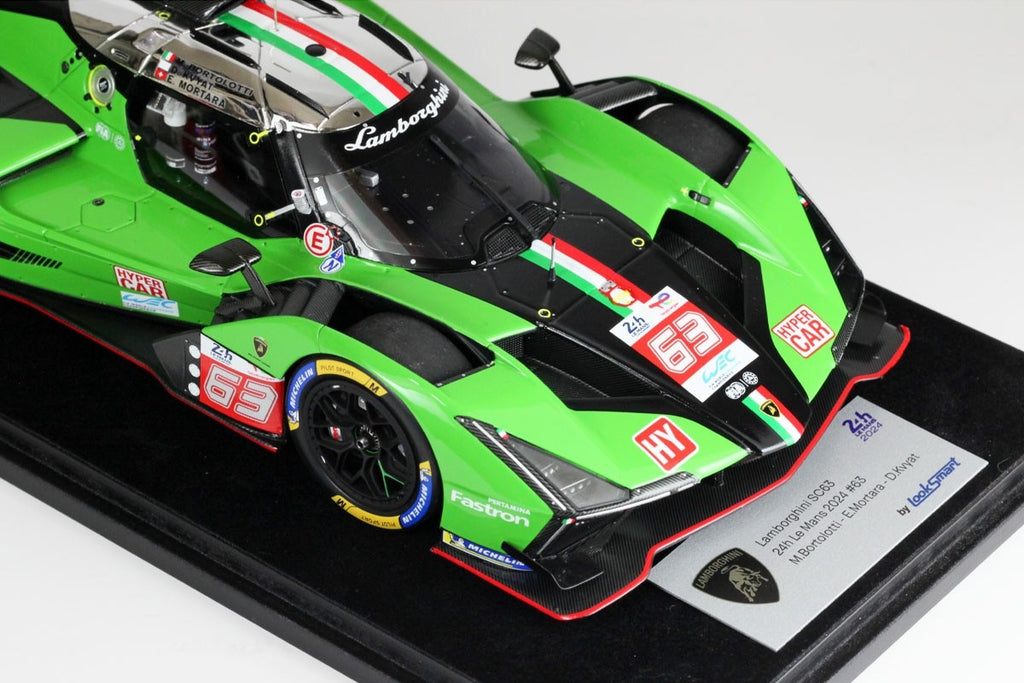 Looksmart LS18026B 1/18 Lamborghini SC63 #63 Le Mans 2024 Bortolotti Resin
