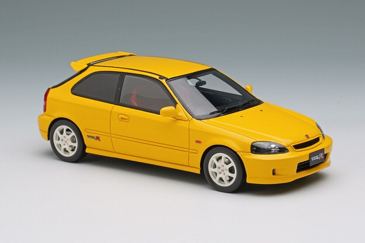 Make Up Eidolon EM481B 1/43 Honda Civic Type R EK9 1998 Sunlight Yellow