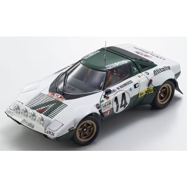 Kyosho KS08130E 1/18 Lancia Stratos HF Monte Carlo 1975 Diecast