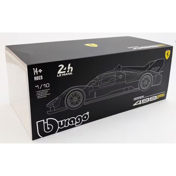 Bburago 18-16313Y 1/18 FERRARI 499P #83 "24H OF LE MANS" (2024) DIECAST
