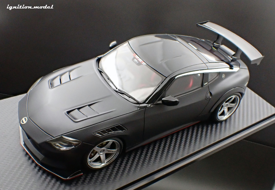 Ignition Model IG3384 1/18 Top Secret Fairlady Z RZ34 Matte Black