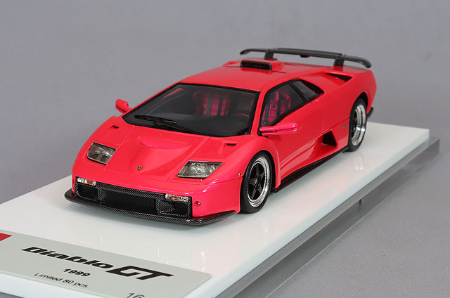 EIDOLON EM782H 1/43 Lamborghini Diablo GT 1999 Rosso Targa Resin