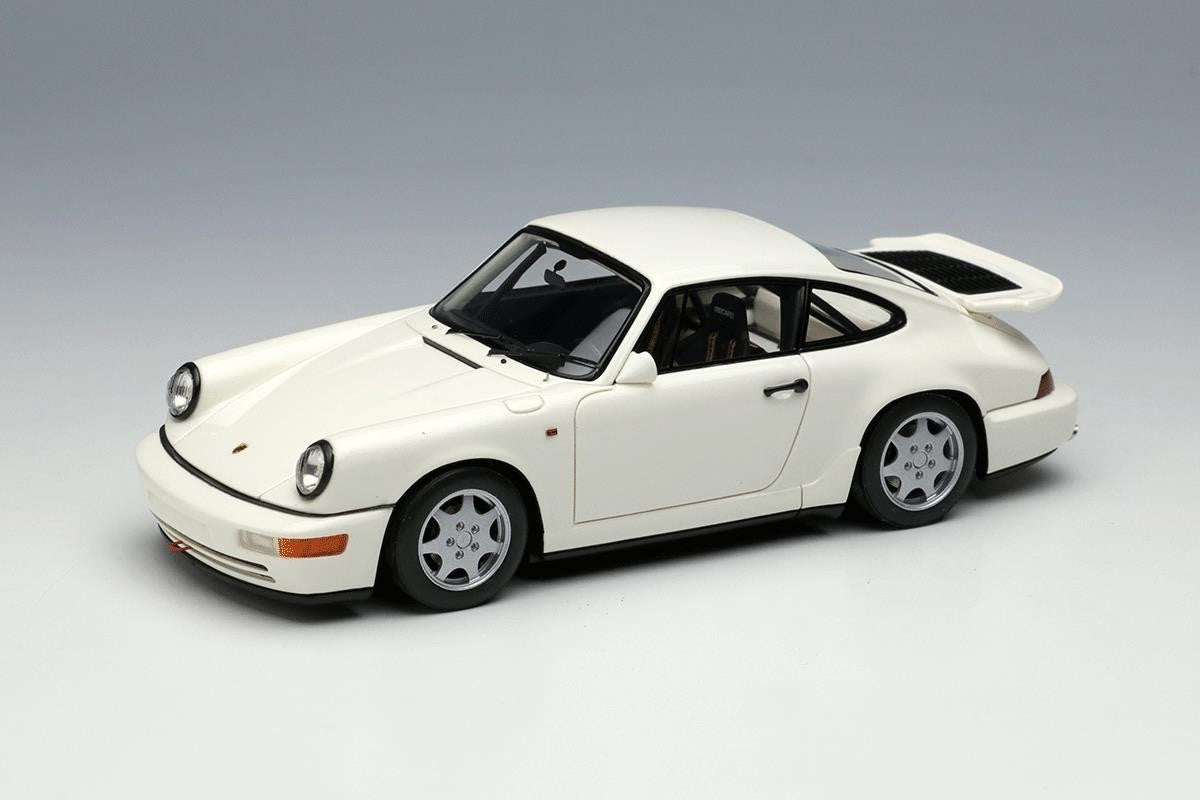 Make Up VISION VM164A 1/43 Porsche 911 Carrera 4 Lightweight Arctic White 1990
