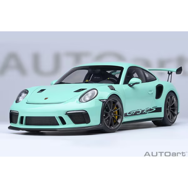 AUTOart 78181 1/18 Porsche 911 991.2 GT3 RS Mint Green Diecast
