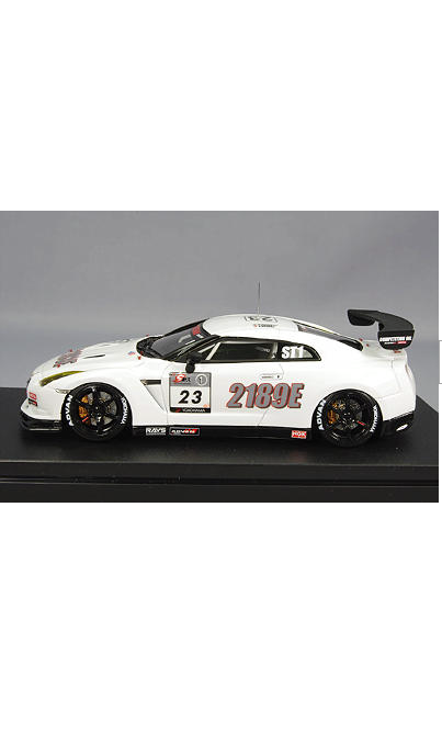 hpi hpi8492 1/43 Nissan GT-R RC Super Tec #23 2010 Multi Color Resin