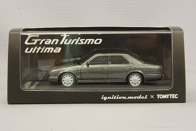 ignition model x Tomytec T-IG4317 1/43 Nissan Gloria Y32 Dark Gray Pearl