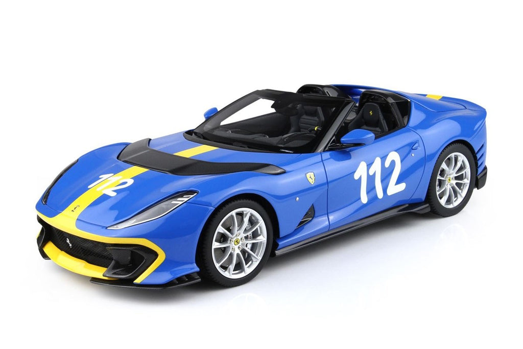 BBR P18209QV 1/18 Ferrari 812 Competizione A 2021 French Racing Blue Ltd 90pcs