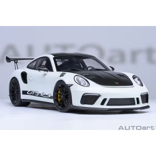 AUTOart 78176 1/18 Porsche 911 991.2 GT3 RS Weissach White Diecast