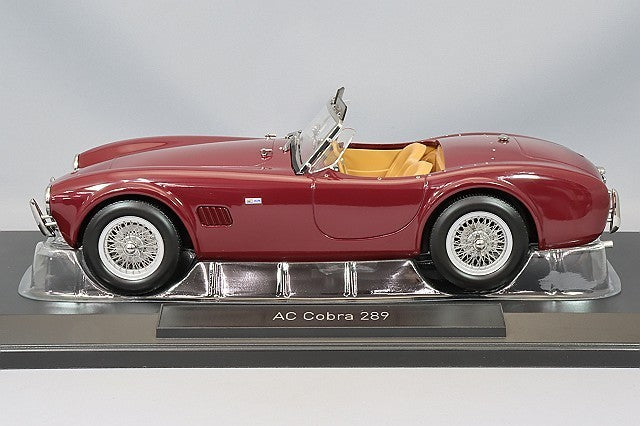 Norev NO182758 1/18 AC Cobra 289 1963 Dark Red Die-cast