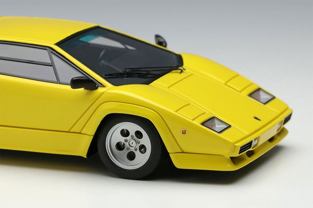 Make Up EIDOLON EM652E 1/43 Lamborghini Countach LP5000 QV Yellow/Black 1988