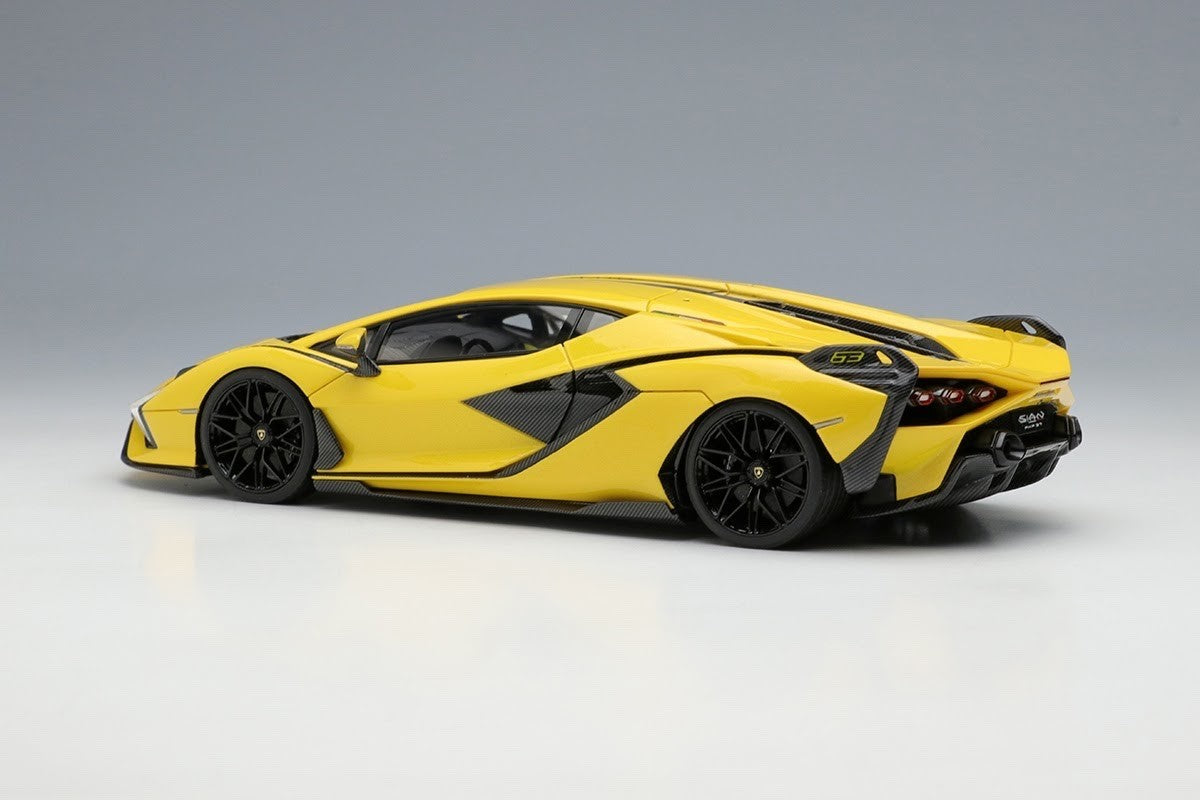 EIDOLON EM533F 1/43 Lamborghini Sian FKP 37 2019 Giallo Inti Car