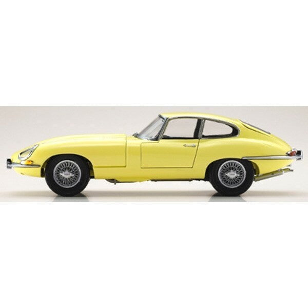 Kyosho KS08954LY 1/18 Jaguar E-Type Pale Primrose Light Yellow