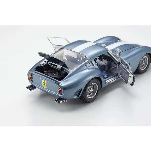 Kyosho KS08438D 1/18 Ferrari 250 GTO 1962 Sebring #24 Blue Die-Cast Model