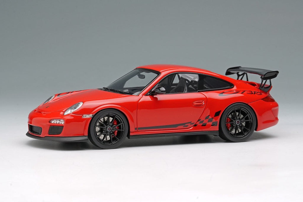 EIDOLON EM603D 1/43 Porsche 911 997.2 GT3 RS 2010 Guards Red Black Stripe Resin