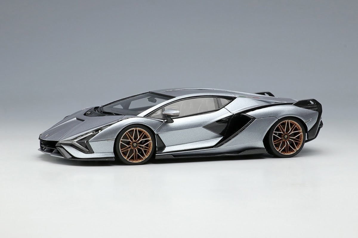 EIDOLON EM533E 1/43 Lamborghini Sian FKP 37 2019 Grigio Antares Limited 60pcs
