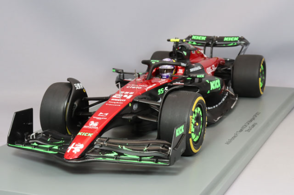 Spark S18S963 1/18 Alfa Romeo Kick Sauber C43 Belgium GP 2023 #24 Mult