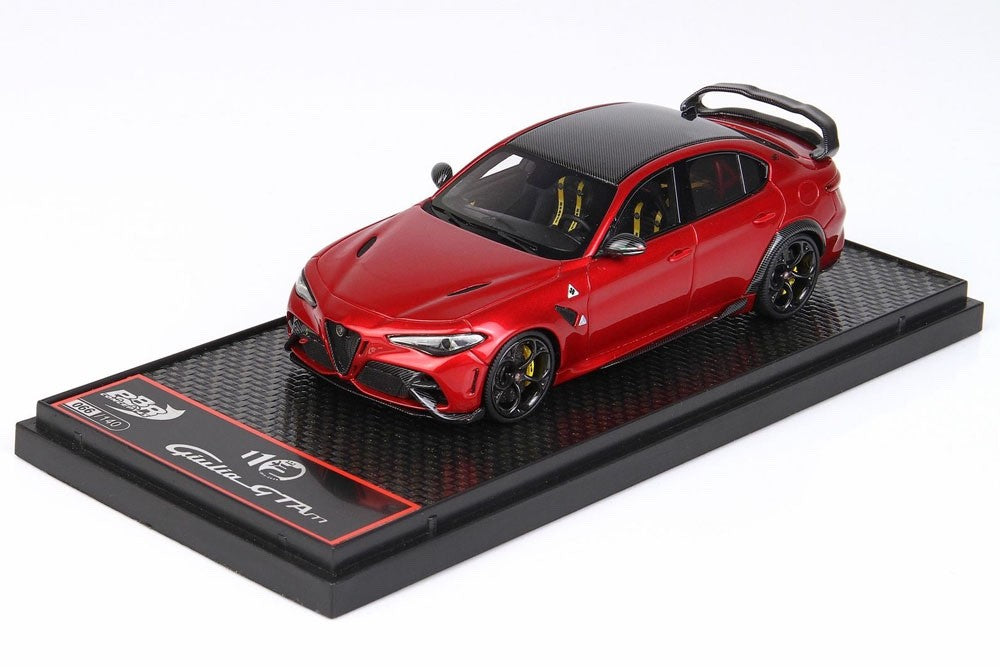 BBR BBRC247A1-21 1/43 Alfa Romeo Giulia GTAm Rosso GTA Yellow Calipers Ltd 140pc