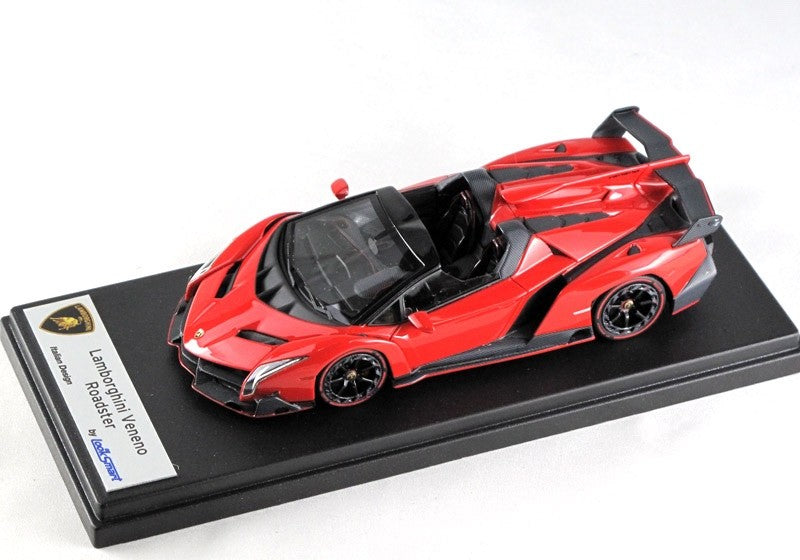 Looksmart LS429D 1/43 Lamborghini Veneno Roadster Rosso Mars Pearl Red Resin