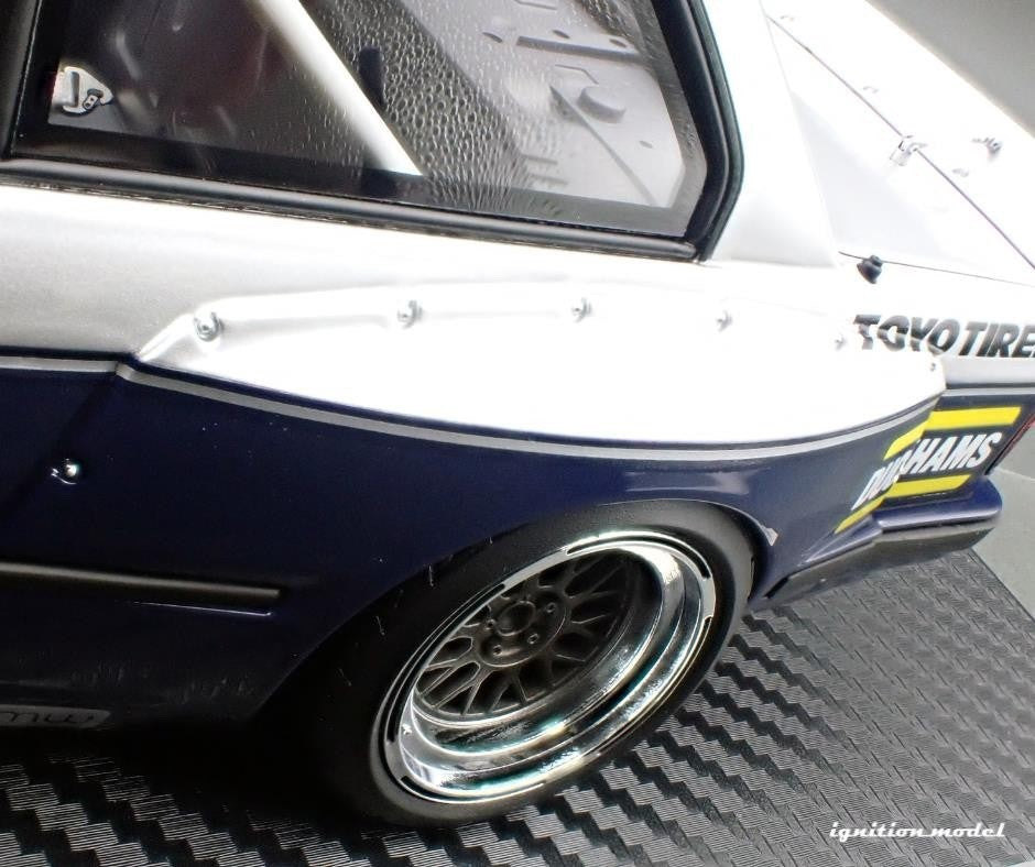 Ignition Model IG3717 1/18 BMW M3 E30 PANDEM 30 Widebody Silver/Blue