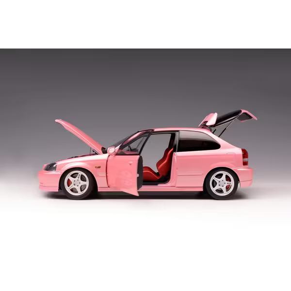 MOTORHELIX M85007 1/18 Honda Civic Type R EK9 Full Opening Pink (Diecast Model)