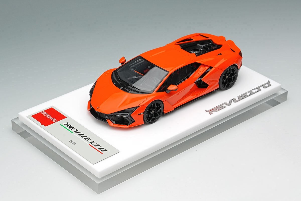 Make Up EIDOLON EM739A 1/43 Lamborghini Revuelto 2024 Arancio Apodis/Black