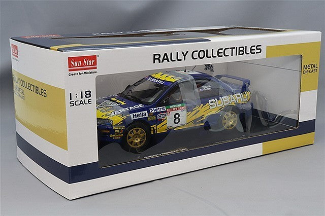 Sun Star SS5528 1/18 Subaru Impreza 555 New Zealand 1997 Diecast