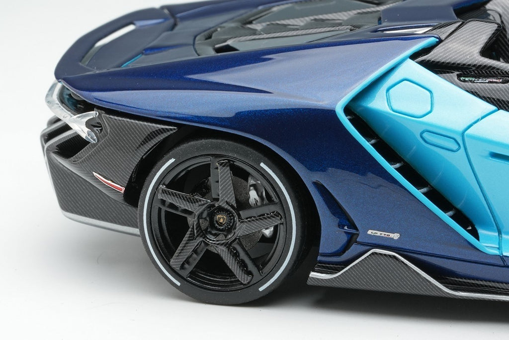 EIDOLON EM406C 1/43 Lamborghini Centenario Roadster LP770-4 2016 Blu Cepheus