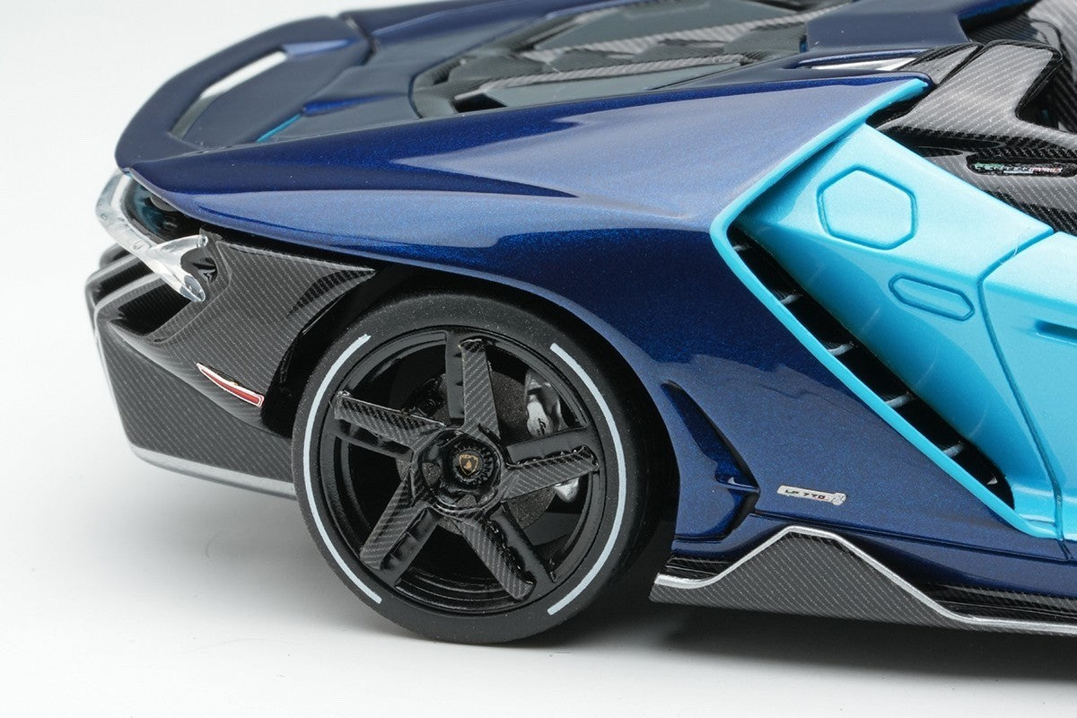EIDOLON EM406C 1/43 Lamborghini Centenario Roadster LP770-4 2016 Blu Cepheus