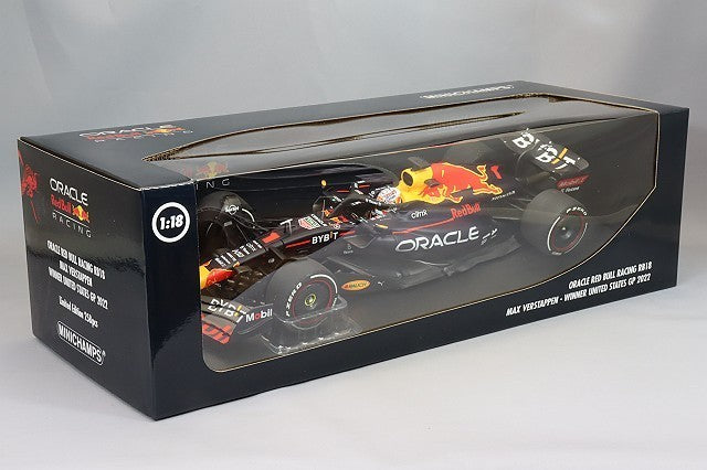 Minichamps MC110221901 1/18 Red Bull RB18 Austin 2022 Winner