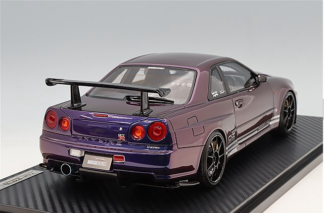 Ignition Model IG3850 1/18 TOP SECRET 34GT-R Purple Metallic