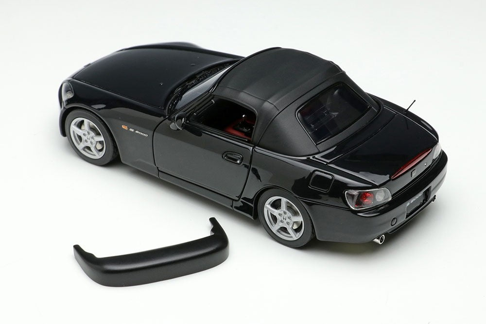Make Up EIDOLON EM667C 1/43 Honda S2000 AP1 1999 Berlina Black Resin Model Car