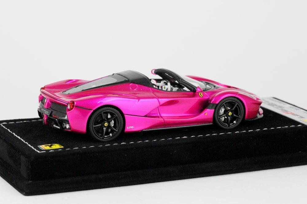 Looksmart LS462SC 1/43 Ferrari LaFerrari Aperta 2016 Pink Flash Ltd 25pcs Resin