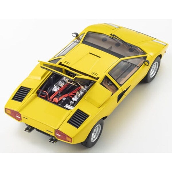 Kyosho KS08321YT 1:18 Lamborghini Countach LP400 Yellow Diecast Model Car