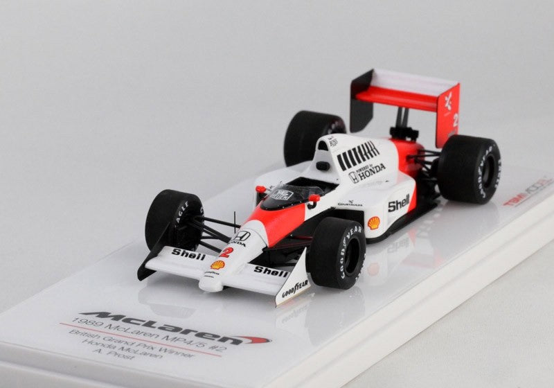 TSM Model TSM154337 1/43 McLaren Honda MP4/5 #2 1989 British GP Winner Prost Res
