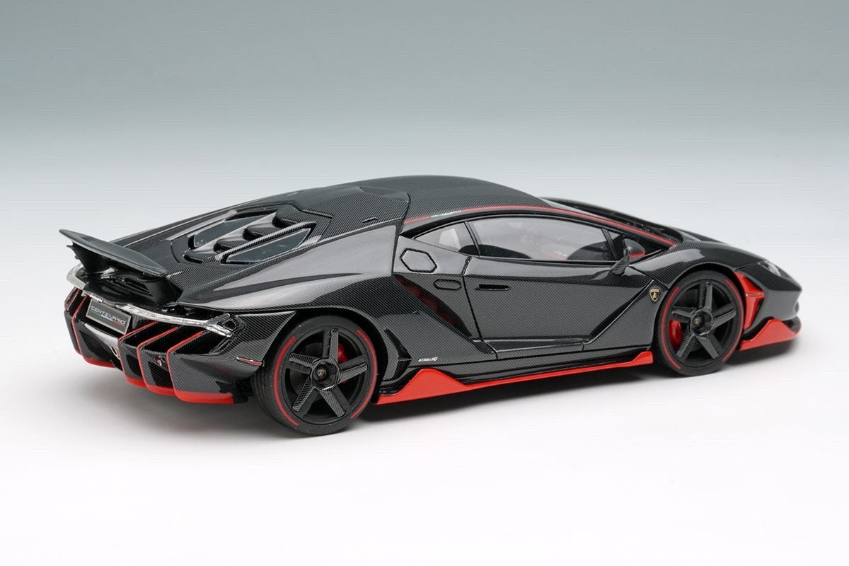 EIDOLON EM780G 1/43 Lamborghini Centenario LP770-4 Carbon Red Stripe