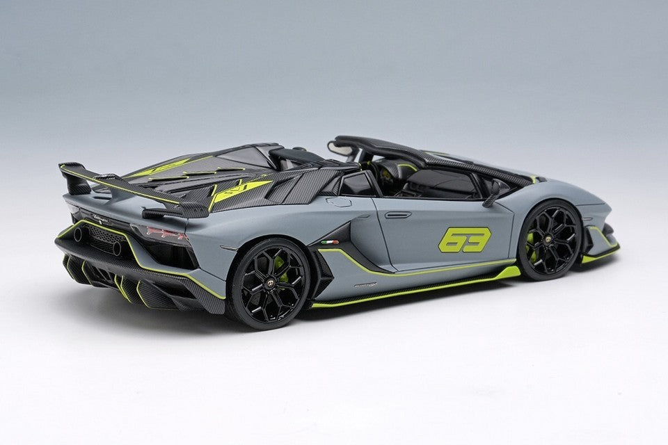 EIDOLON EM517G 1/43 Lamborghini Aventador SVJ 63 Roadster 2019 Grigio Acheso