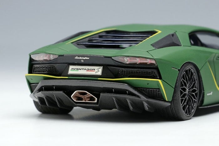 EIDOLON EM597D 1/43 Lamborghini Aventador S Japan Limited 2021 Verde Turbine