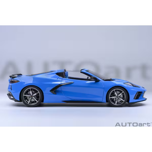 AUTOart 71281 1/18 Chevrolet Corvette C8 Stingray Z51 Rapid Blue Diecast