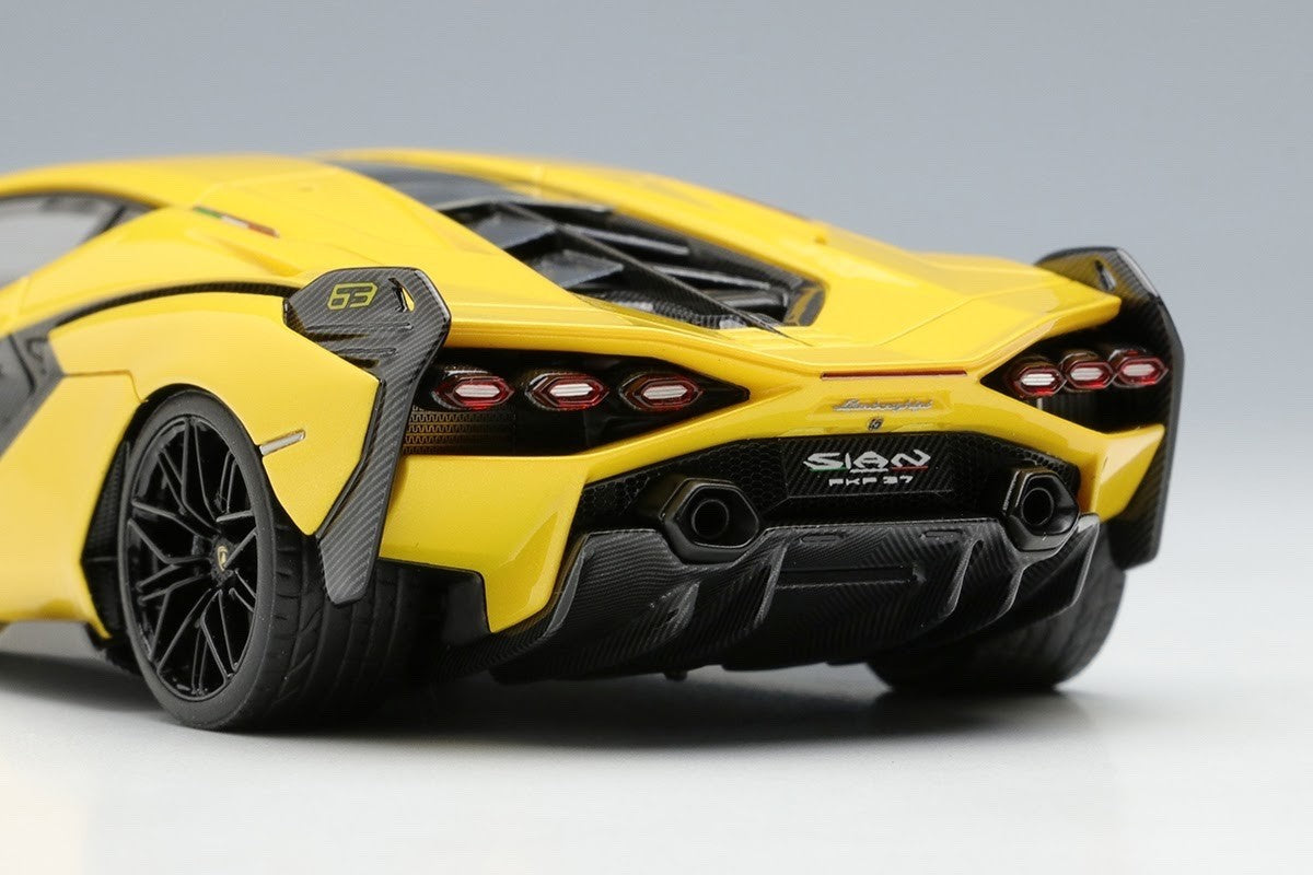 EIDOLON EM533F 1/43 Lamborghini Sian FKP 37 2019 Giallo Inti Car