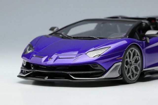 EIDOLON EM669C 1/43 Lamborghini Aventador SVJ Roadster  2020 Viola Hestia Lmited