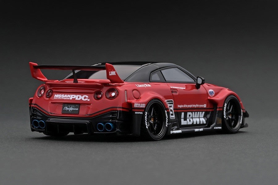Ignition Model IG2543 1/43 Nissan LB-Silhouette 35GT-RR Red/Black
