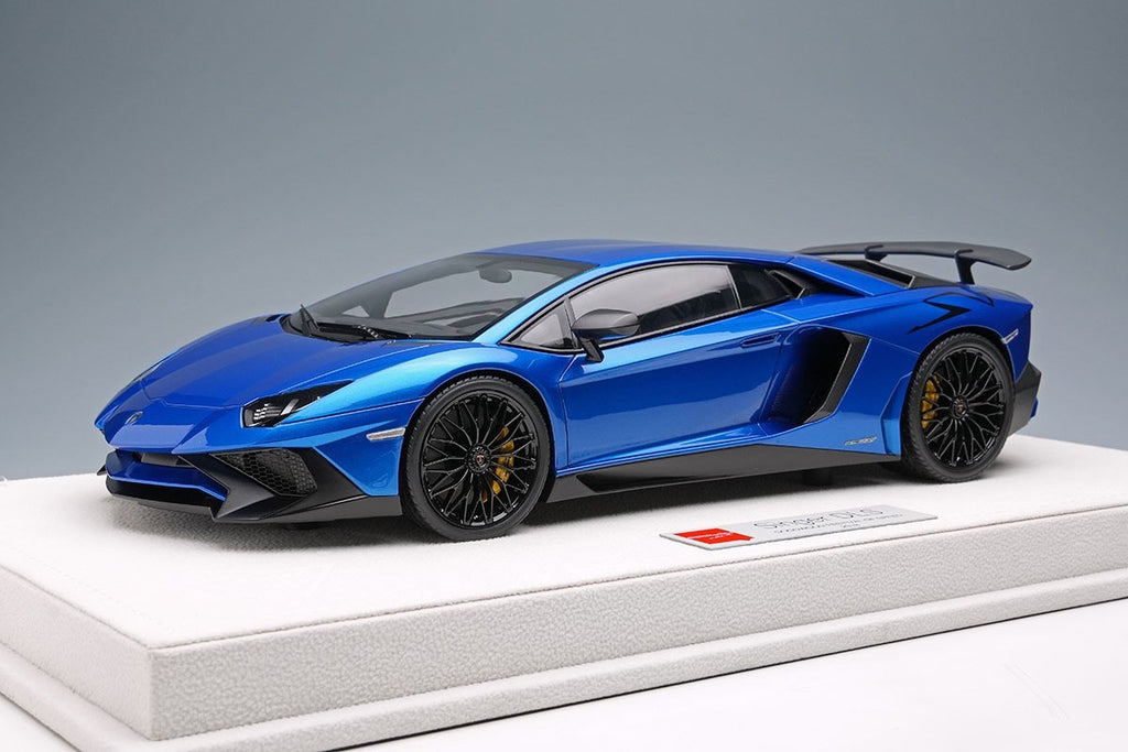 EIDOLON EML005C 1/18 Lamborghini Aventador LP750-4 SV 2015 Blu Nethuns Resin