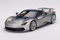 Top Speed TS0460 1/18 Pininfarina Battista 2019 Silver Blue US Launch Edition Re