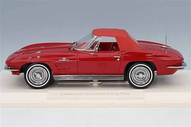 Norev NO189056 1/18 Chevrolet Corvette 1963 Convertible Red Die-cast
