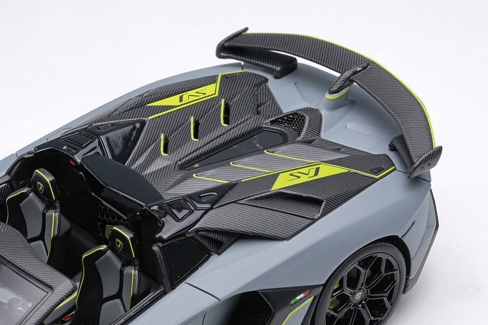 EIDOLON EM517G 1/43 Lamborghini Aventador SVJ 63 Roadster 2019 Grigio Acheso